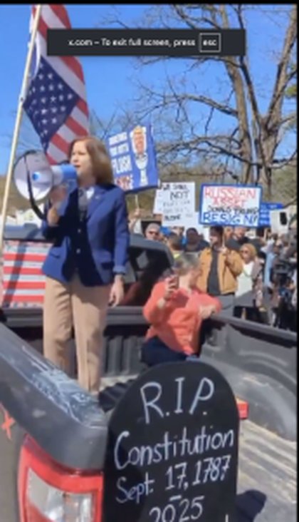 “RIP Constitution”: Democratic Candidate for Virginia Lt. Governor Holds Startling Rally