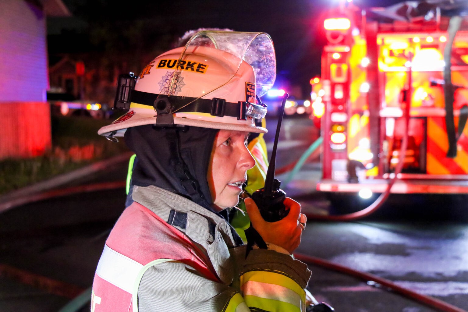 SJRFD’s first female firefighter, Captain Gina Burke is retiring