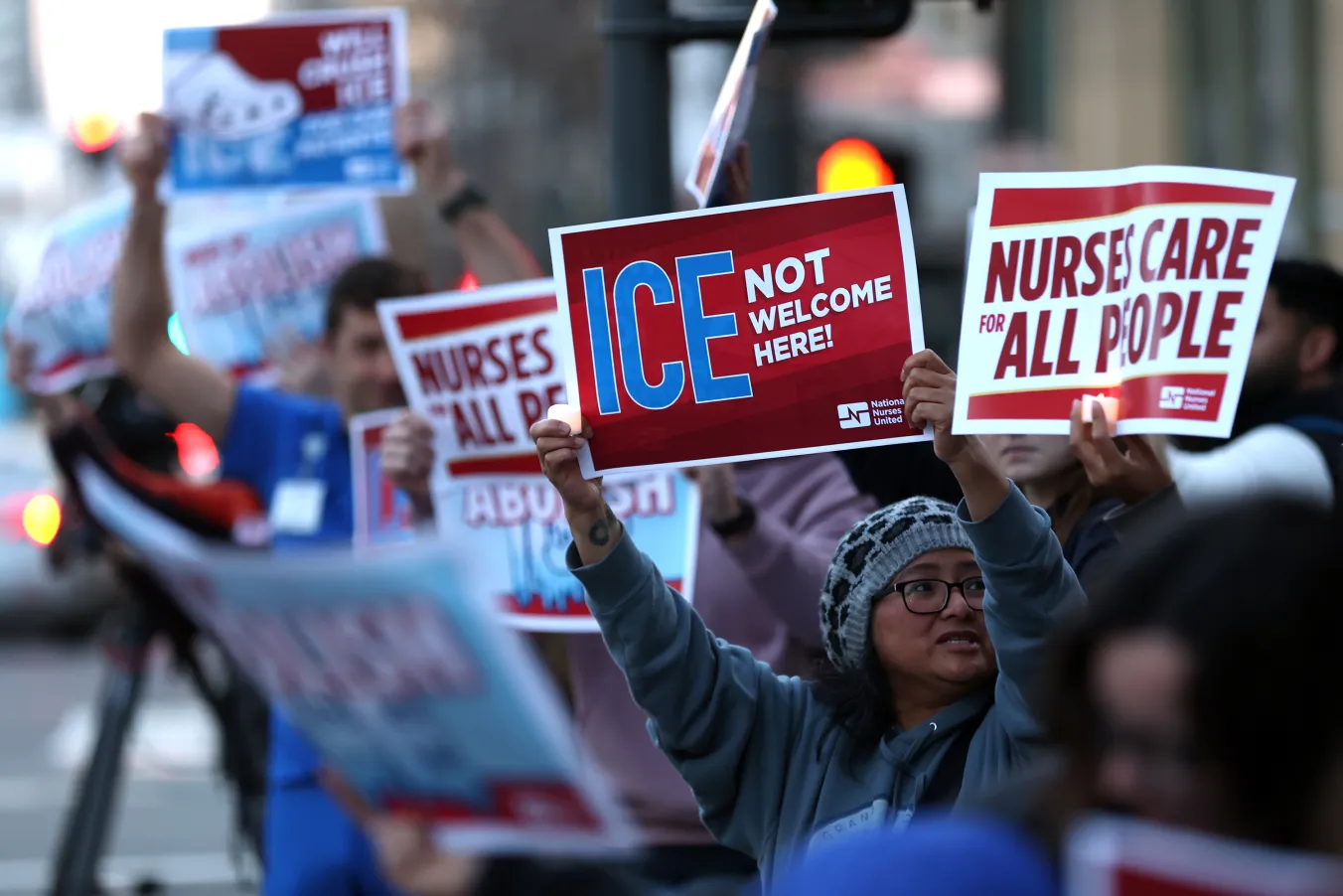 Nurses’ union demands abolition of Ice