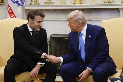 Trump Flexes His Tariff Power, Recalls Forcing Macron's Hand on Prescription Drug Prices