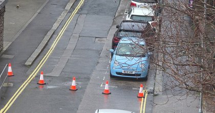 Live: Emergency cordon near police station in city centre