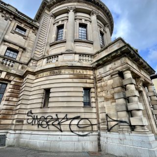 Mitchell Library to undergo specialist cleaning after being covered in graffiti