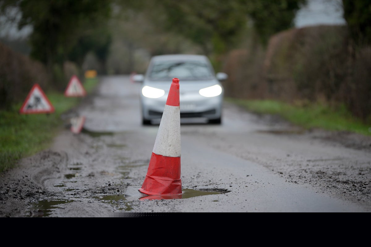 Heatwaves cause havoc on UK roads and trigger 40,000 pothole-related breakdown calls in a month, AA boss reveals