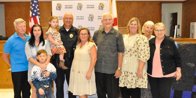 Troy PD celebrates Sgt. Ryan Nelson in retirement
