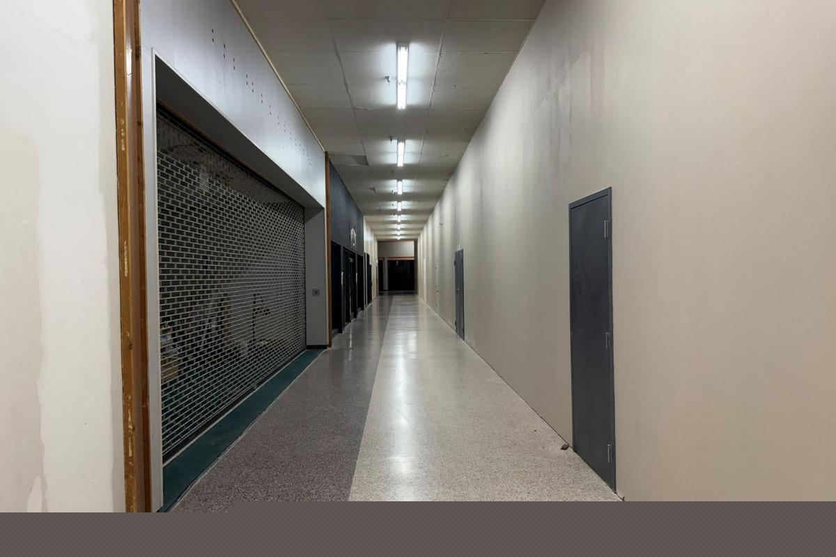 Part Of The Old University Mall Corridor Is Still Open To The Public