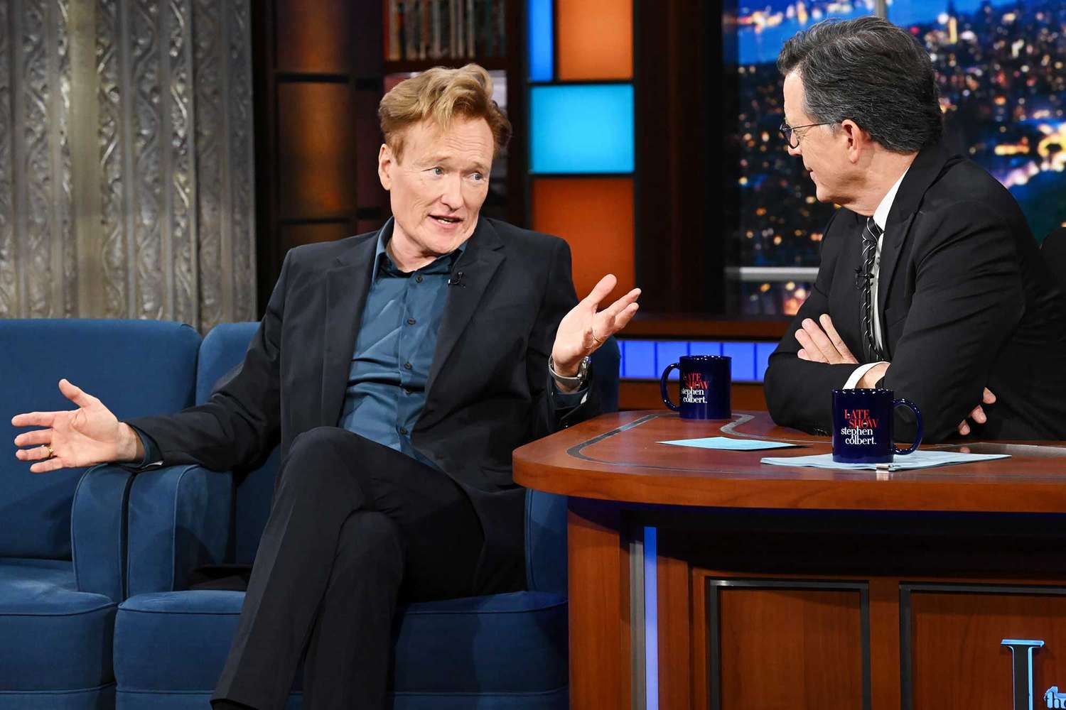 Conan O'Brien reminds Stephen Colbert of his late-night advice: 'Don't speak truth to power! Cowardice is the way!'