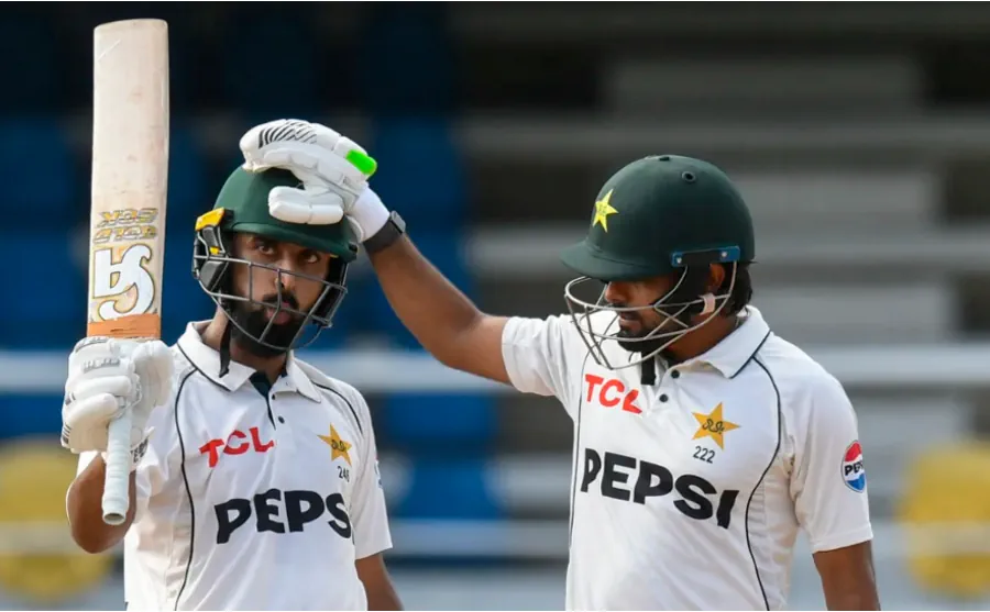 Shafique Century, Babar Near Hundred as Pakistan Fight Back Against West Indies