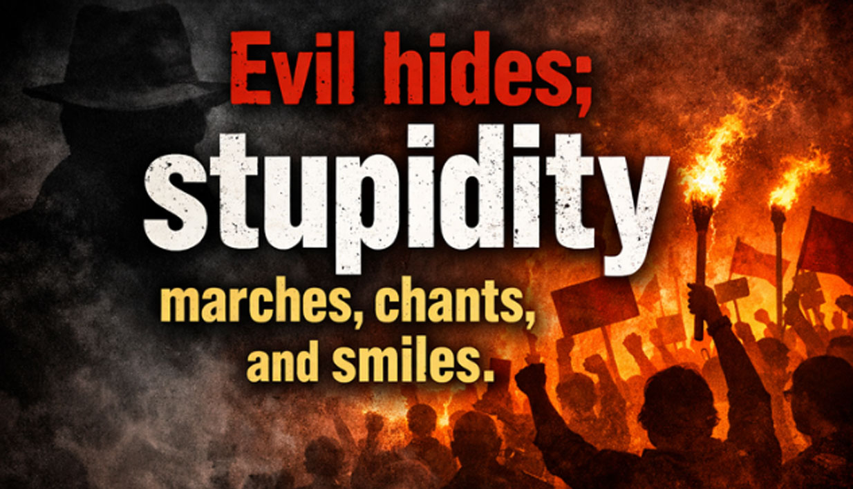 Comment on Stupidity or Evil: Which is More Dangerous? by Spurwing Plover