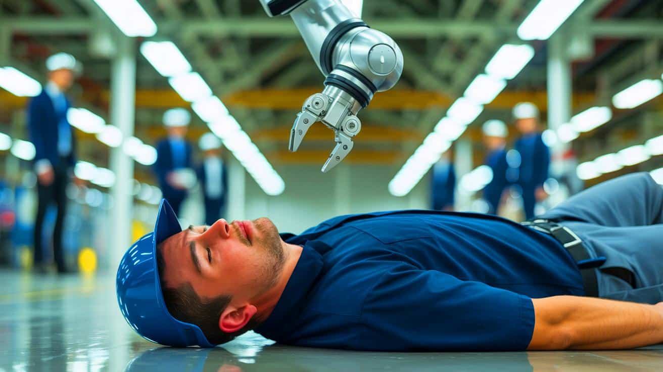 “Tesla Robot Nearly Killed Worker”: Massive Arm Drops 8,000 Pound Weight While Technician Sues For $51 Million In Factory Nightmare