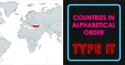 The Ultimate Geography ‘A To Z’ Test: Identify 26 Countries From A World Map