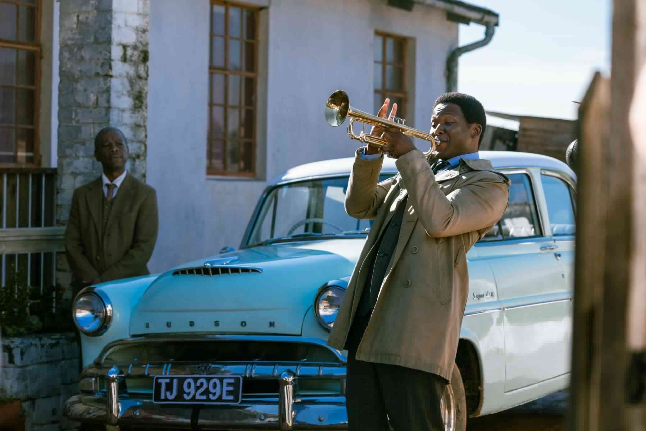 First Look: Thabo Rametsi as Hugh Masekela in The Road Home
