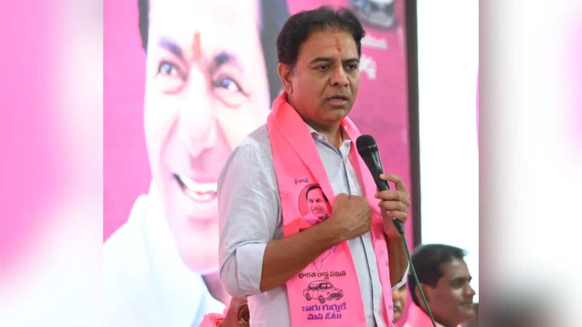 KTR claims political vendetta over phone tapping SIT’s notice to KCR