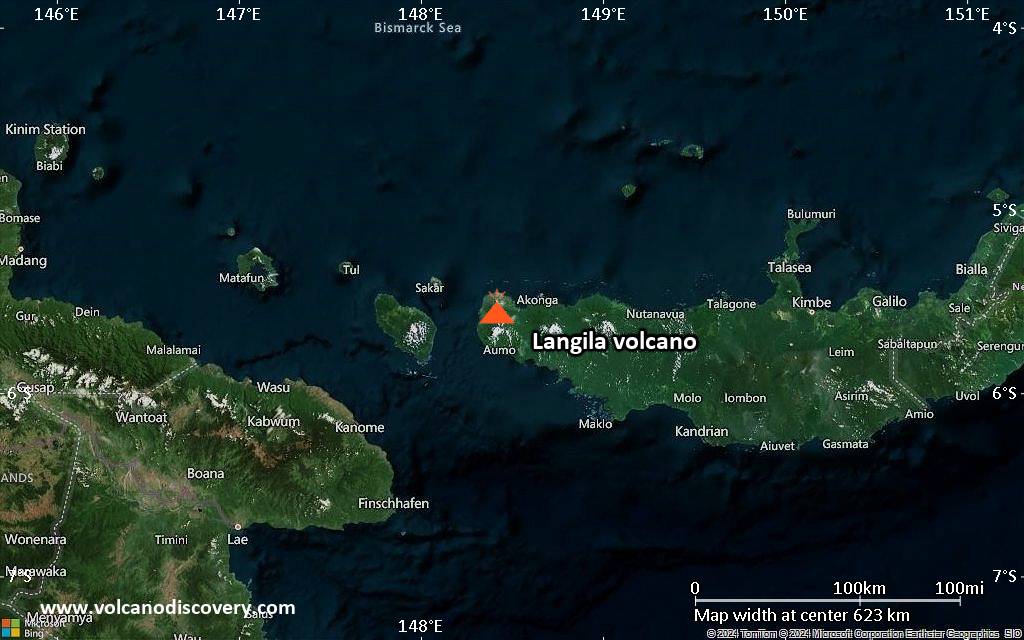 Langila Volcano Volcanic Ash Advisory: VA TO FL070 OBS AT 25/0040Z MOV N OBS VA DTG: 25/0040Z to 7000 ft (2100 m)