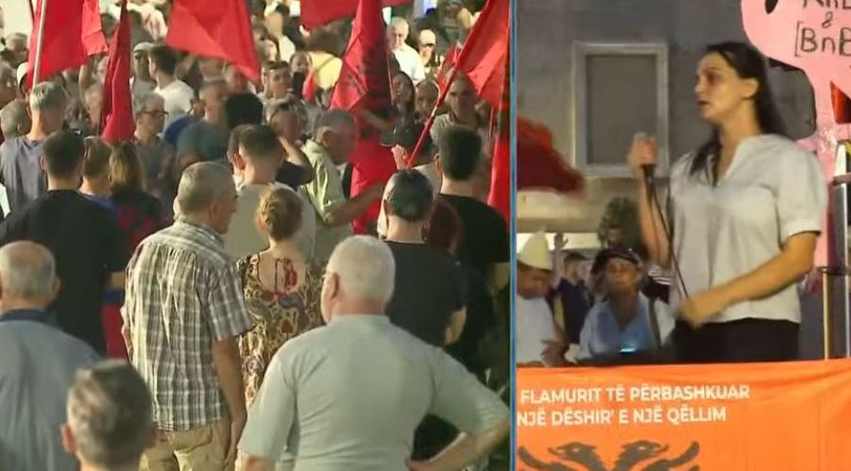 “Kemi vrarë frikën”/ Luçjana Kokaj i kthehet Ramës nga protesta: E vetmja besë që të japim; nuk largohemi pa ikur ti!