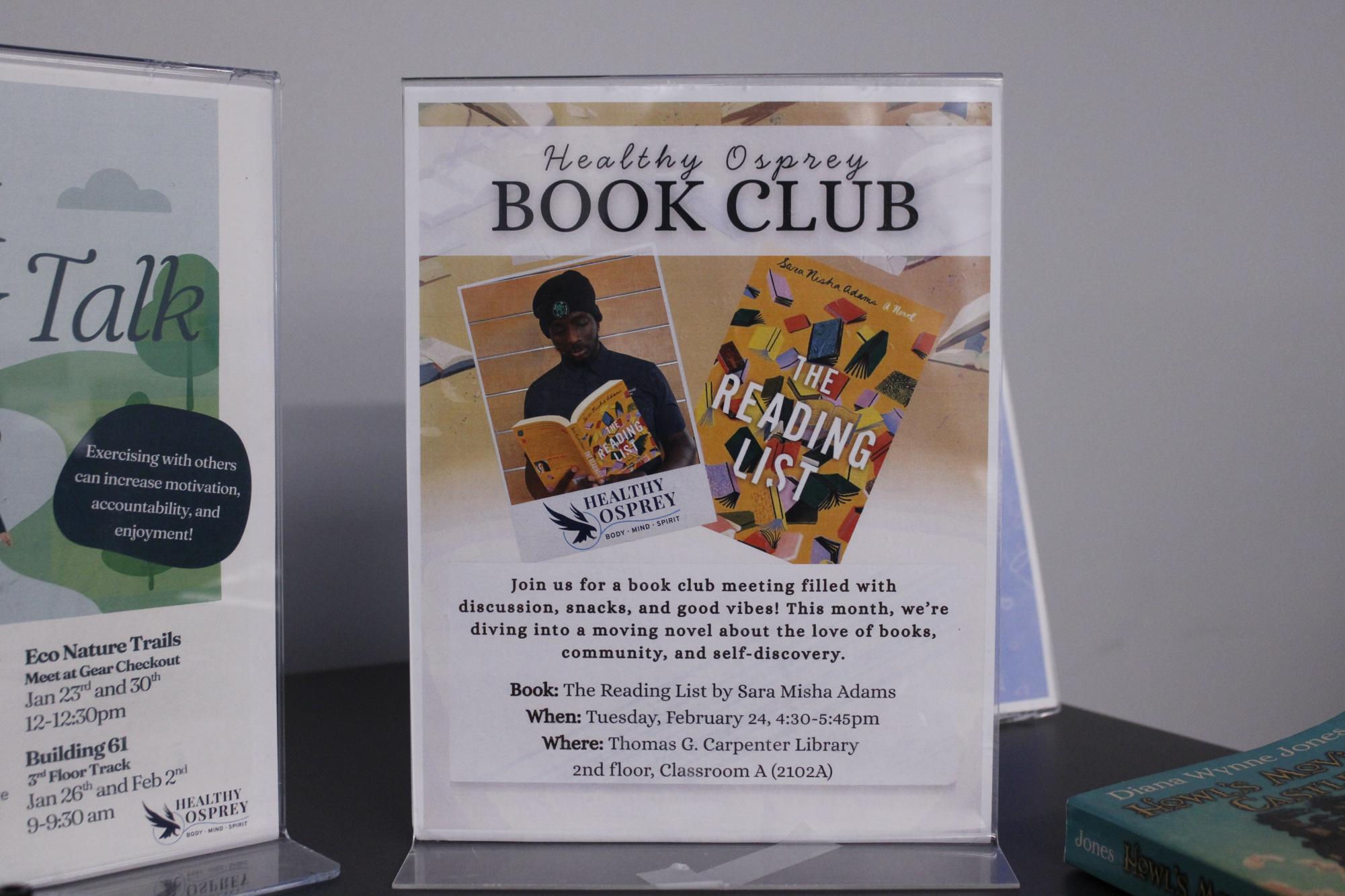 Healthy Osprey Book Club explores books through a wellness lens