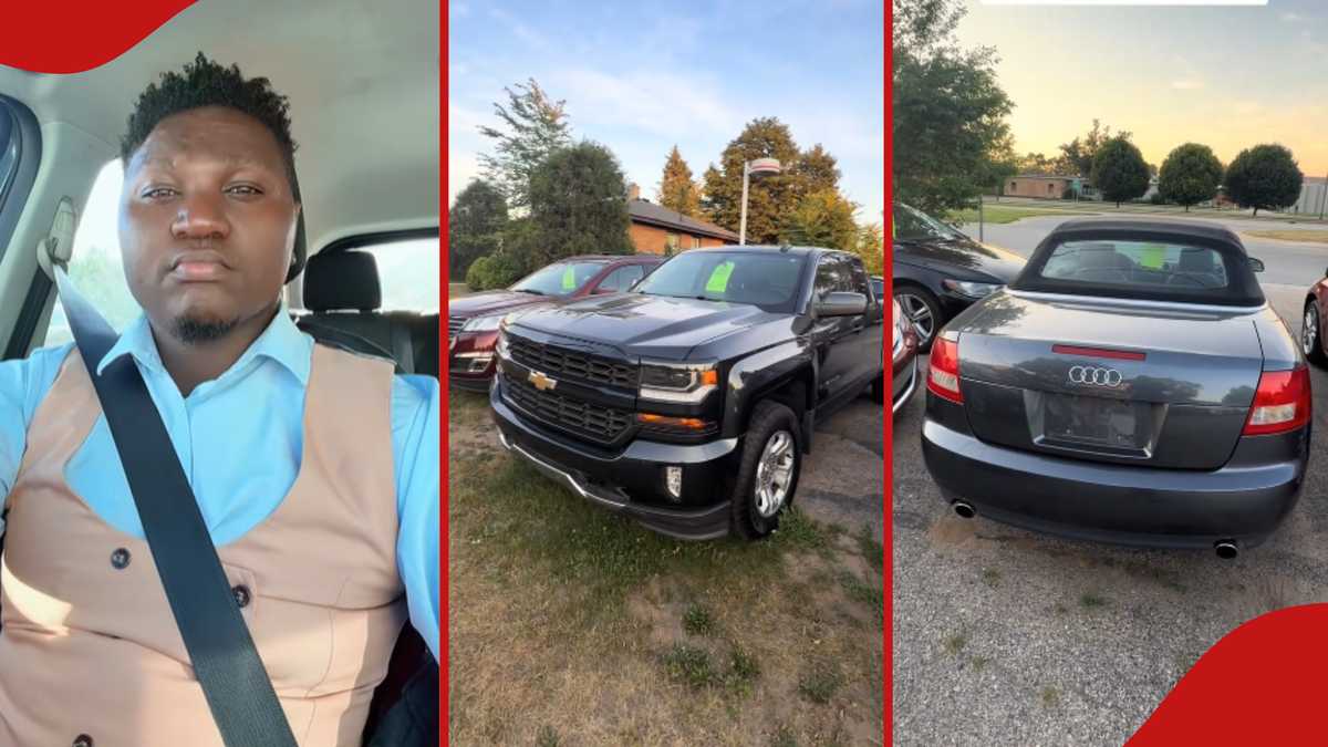 Kenyan man living in US gives tour of car lot, shares their prices and interior in viral video