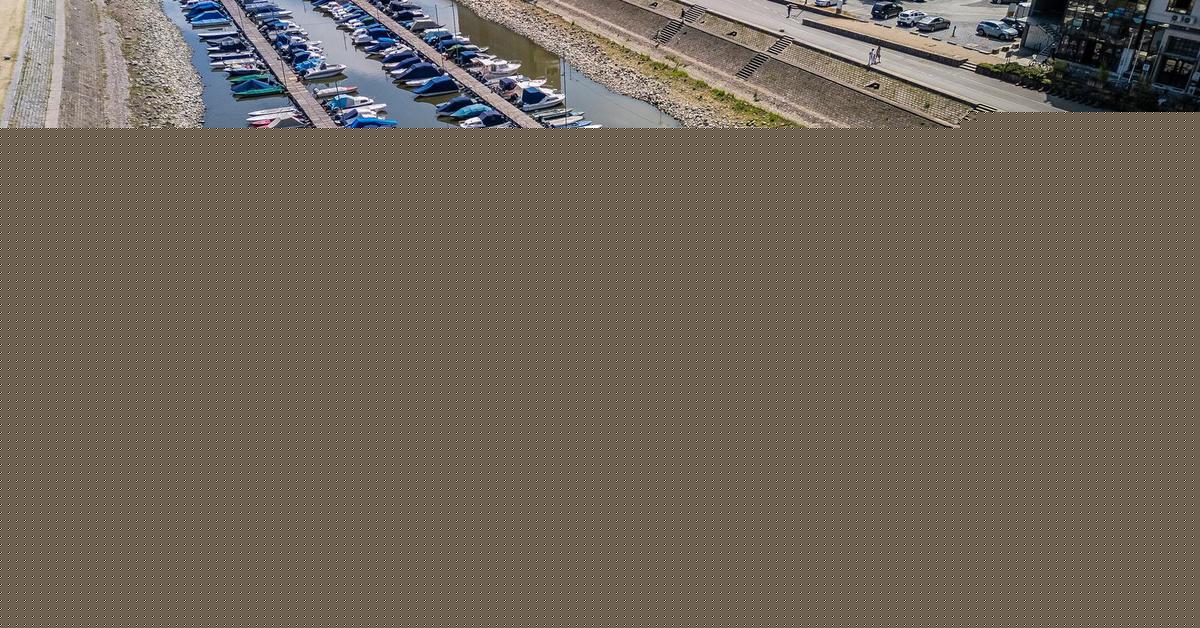 Drava na zgodovinskem minimumu, prizori iz zraka jemljejo dih #foto