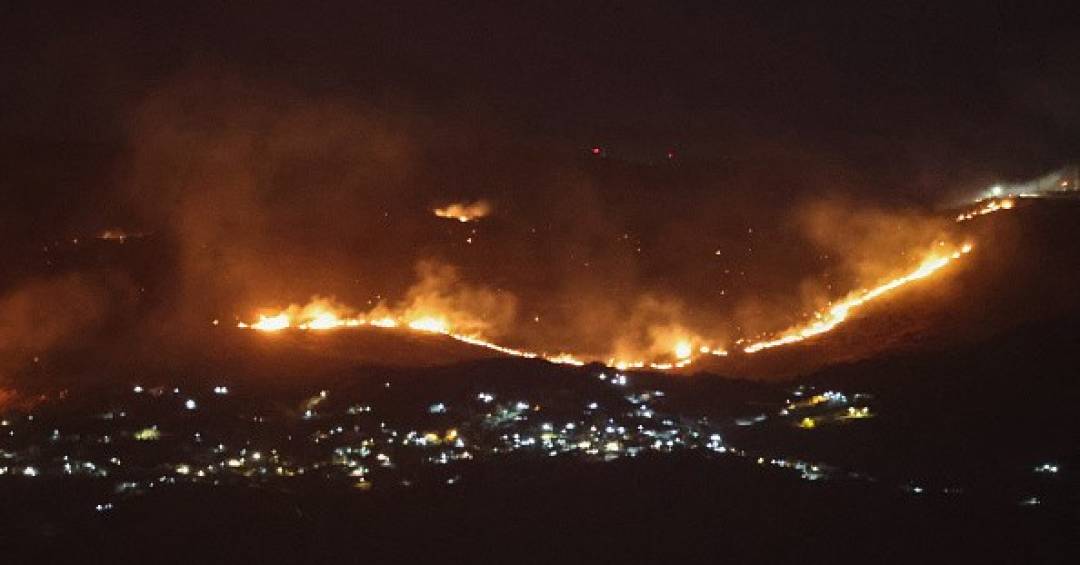 Bombeiros acusam Israel de provocar deliberadamente incêndios florestais no Líbano