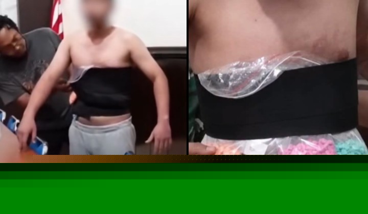 [Watch] KLIA Again: Malaysian Caught In Surabaya With Drugs Strapped To His Body Under A Corset