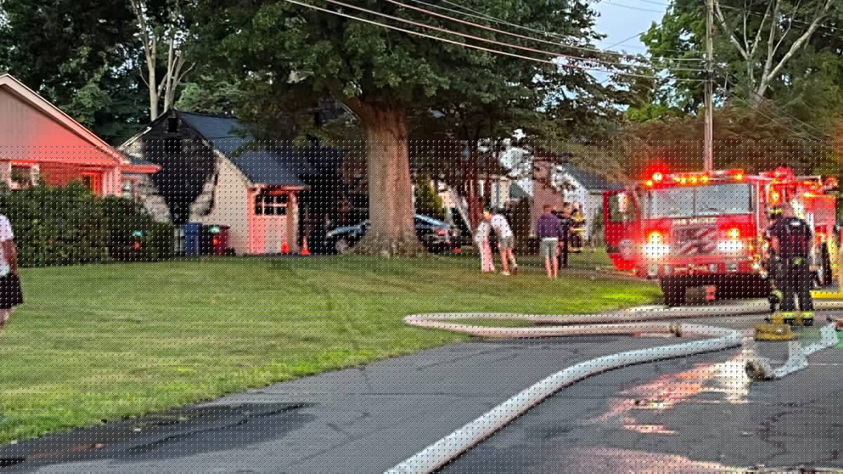 1 dog dies and 2 people hospitalized after New Britain house fire