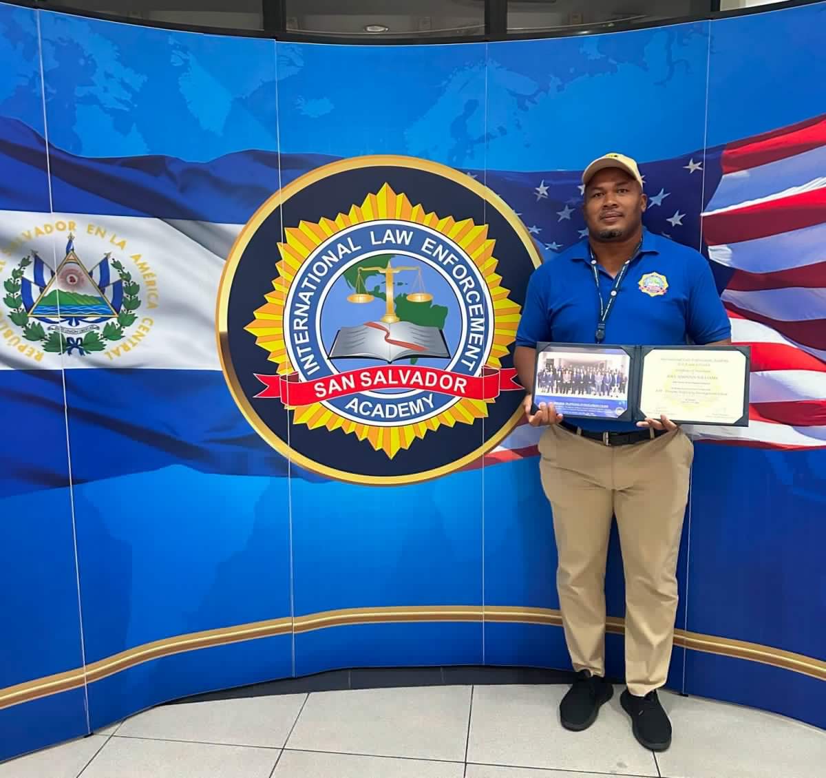 RSVGPF Corporal engages in one week course at International Law Enforcement Academy in El Salvador