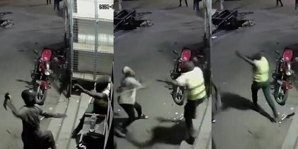 DCI Arrests Suspect Assaulting Watchman With Panga in Viral Mombasa CCTV Footage