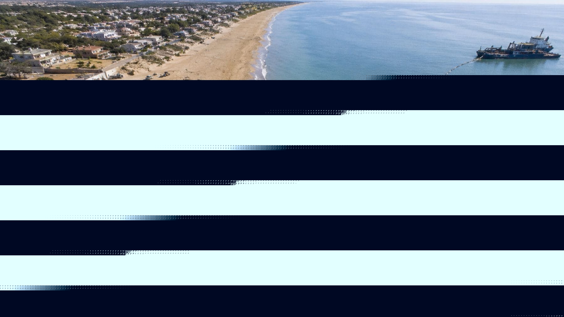 Portugal ha movido 2,2 millones de toneladas de arena para salvar las playas del Algarve, y advierten que la próxima tormenta puede borrarlo todo