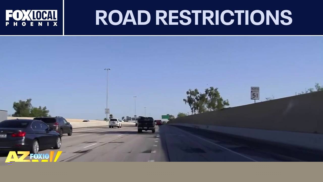 Drivers can expect SR-51 lane restrictions for weeks