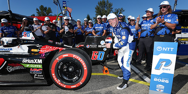 Steady Progress Helps Grateful Rosenqvist Win Portland Pole