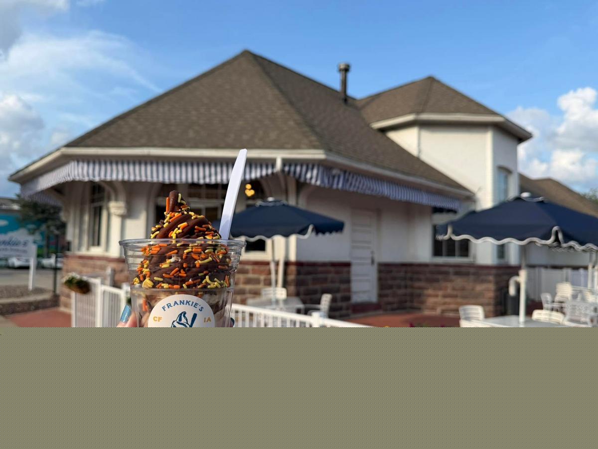 A New Ice Cream Parlor Has Opened in a Historic Cedar Valley Train Depot