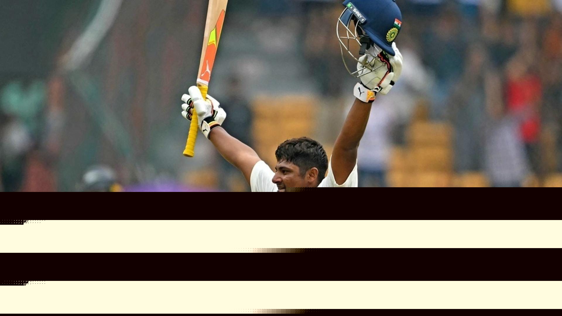India recall Sarfaraz Khan for Sri Lanka Tests to replace injured Sai Sudharsan