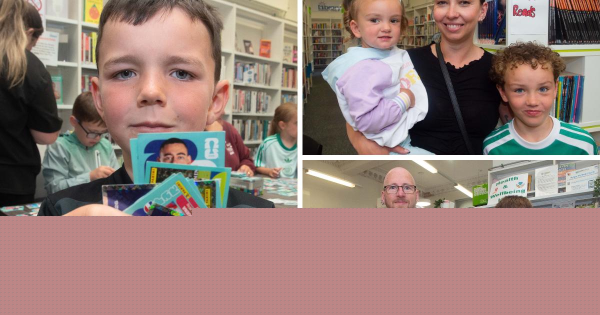 Football fans gather at Greenock library in bid to fill World Cup sticker books