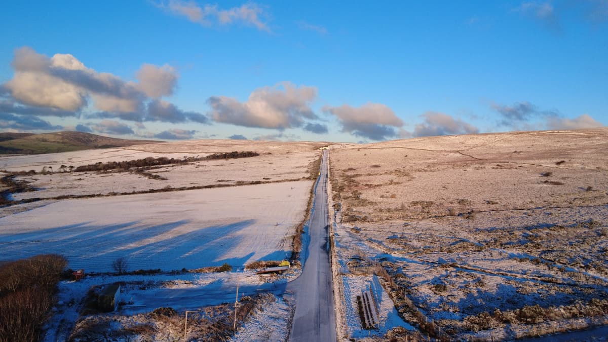 Weather warning for hill snow issued by Ronaldsway Met Office