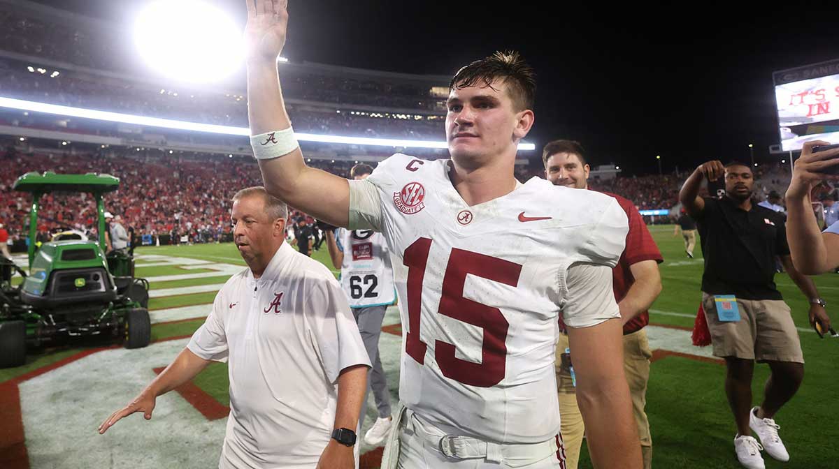 What Johnny Manziel told Alabama’s QB Ty Simpson after Vanderbilt game
