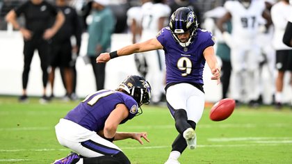 Justin Tucker is drawing interest from teams at the halfway point of ten-game suspension