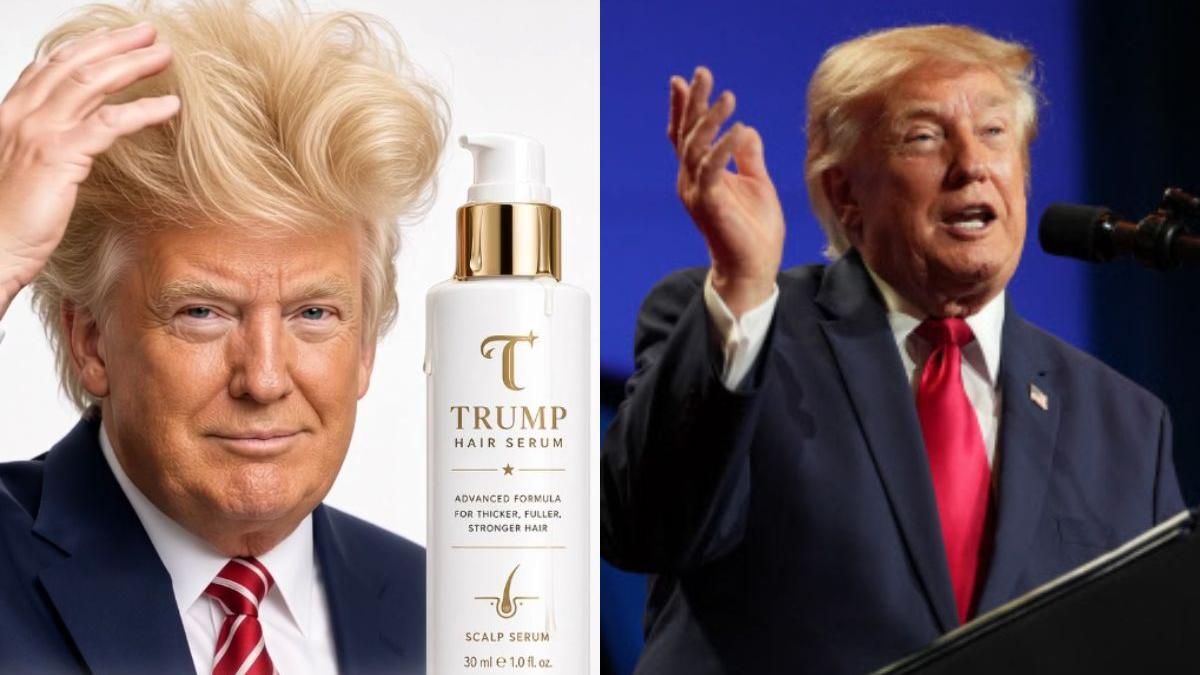 Trump’s fuller hair sparks a meme storm online: From ‘hair serum’ jokes to Halloween costumes