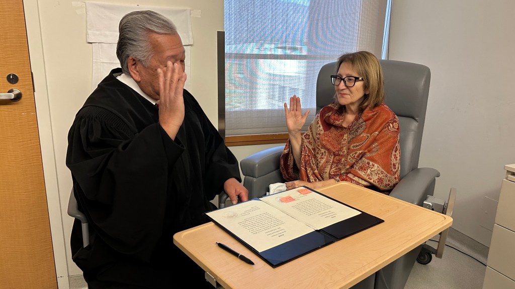 Why an Inland Empire state senator was sworn in at the hospital