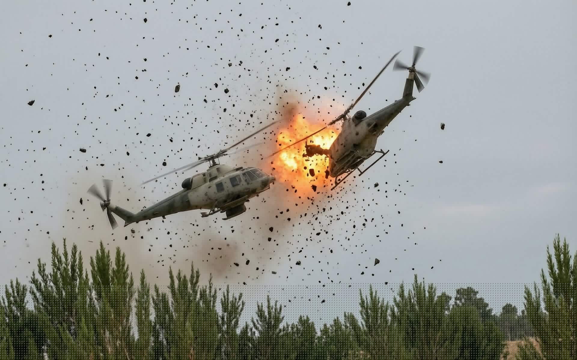 Terrifying Video Shows Firefighting Helicopters Collide in Greece as Wildfires Devour Europe [WATCH]
