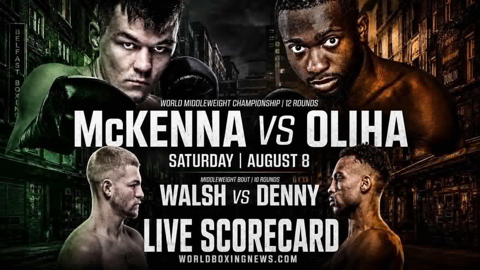 Aaron McKenna vs Etinosa Oliha Scorecard
