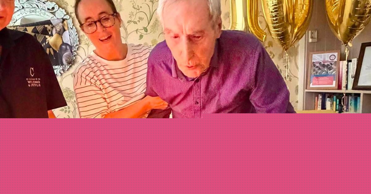 Former 'Bevin Boy' celebrates 100th birthday in Eastleigh