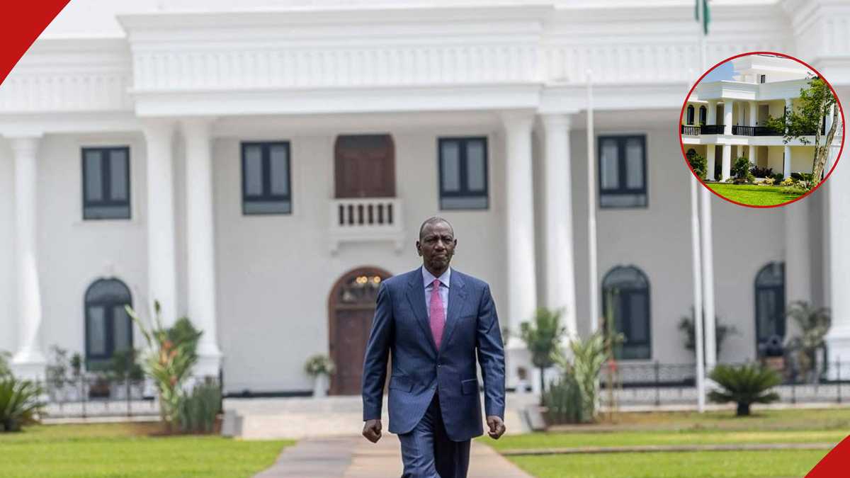 State House vs Ruto’s Intonna Residence: Kenyans spot similarities in flat-roof design, white finish