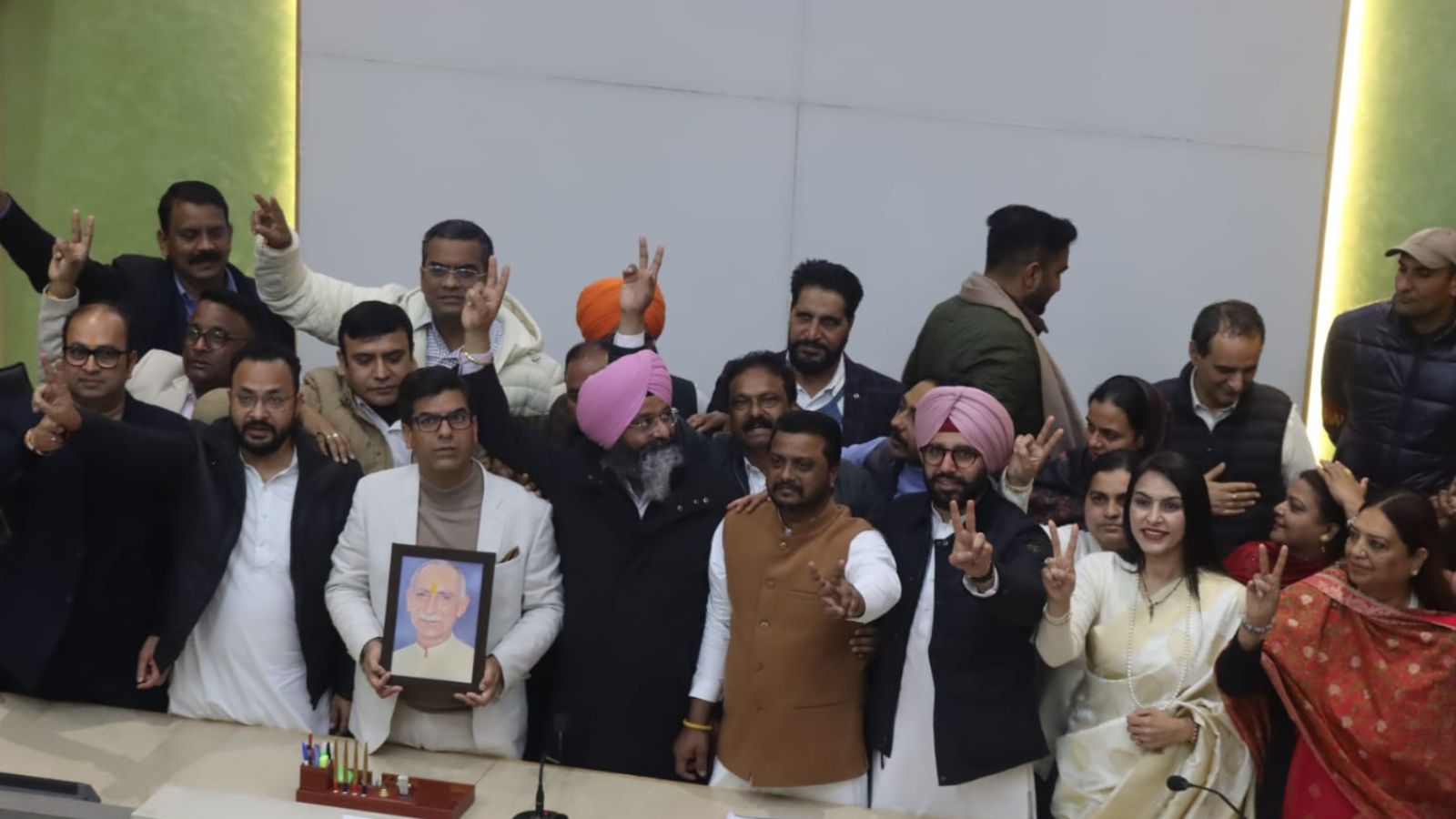 BJP sweeps Chandigarh mayoral polls: Saurabh Joshi elected Mayor in three-cornered contest