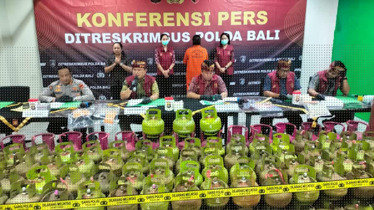 Wanita di Karangasem Oplos Ratusan Tabung Gas Subsidi, Raup Untung Rp 100 Juta per Bulan
