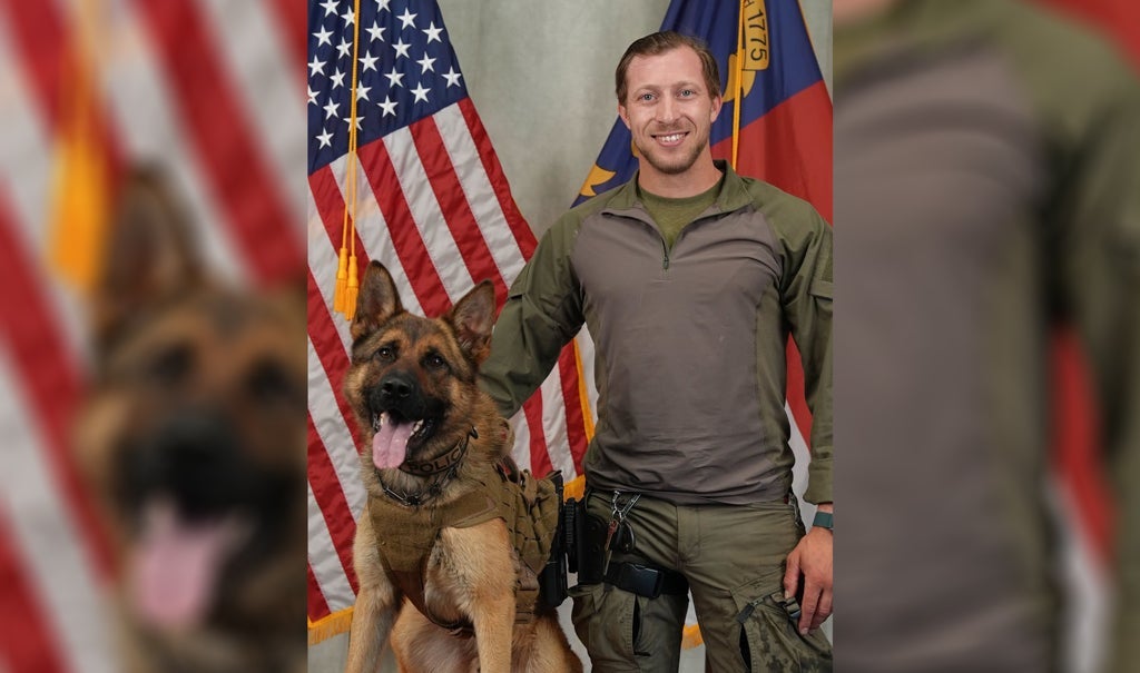 K9 Luffy and Officer Lacoves Honored for Work on Charlotte Gun-Violence Cases