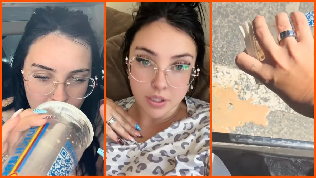 California woman says she ordered Dutch Bros coffee with cookie dough chunks. Then she looks closer at the bottom of her cup: ‘I drank that’