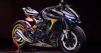 The Future is Now: A Highly Conceptual Royal Enfield Guerrilla from India