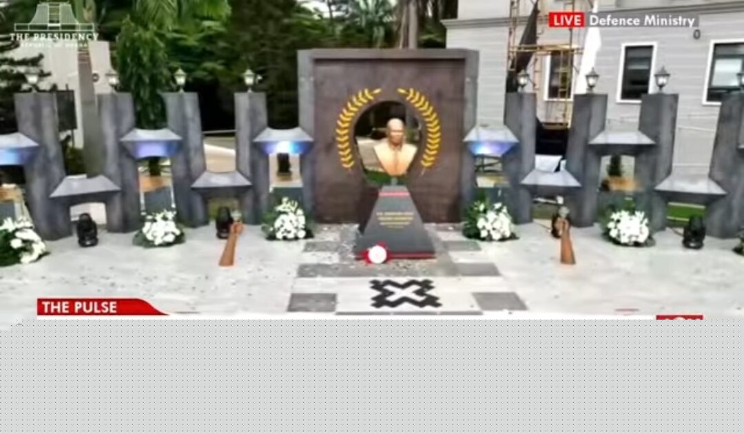 Defence Ministry unveils cenotaph in honour of late Omane Boamah