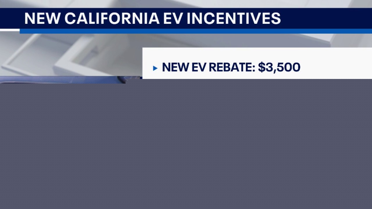 New CA EV incentives