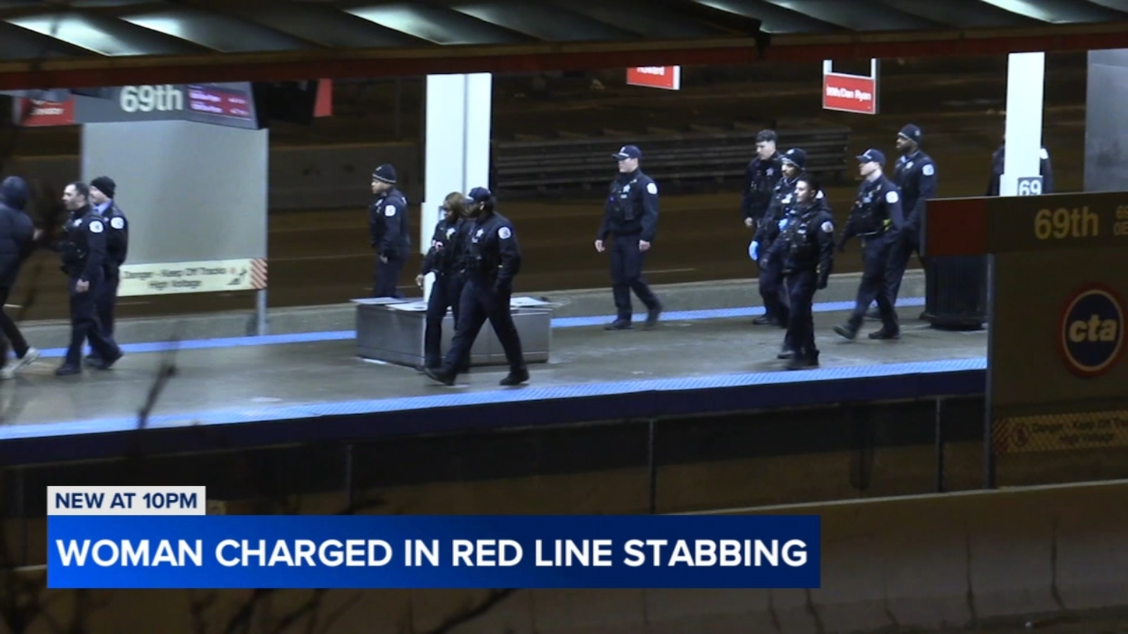 Woman charged after 2 stabbed at CTA Red Line station on South Side, Chicago police say