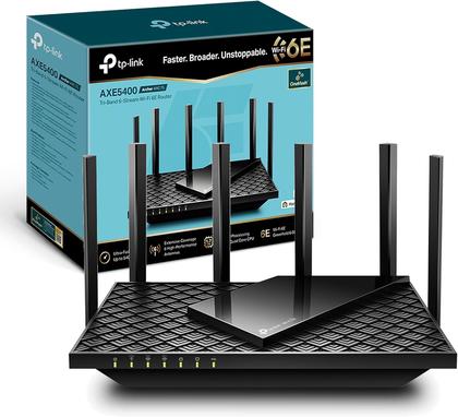 TP-Link Archer AXE75 AXE5400Mbps WiFi 6E Router Tri-Band